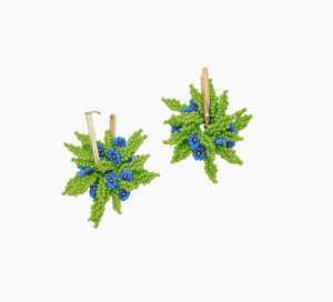 #cercei #verde #albastru #crom #accesoriu #auriu #manufactura roxanei #preciosa #margele #bijuterii #bijuterii craiova #cadou #handmade #lucrat manual #jewelry #earrings